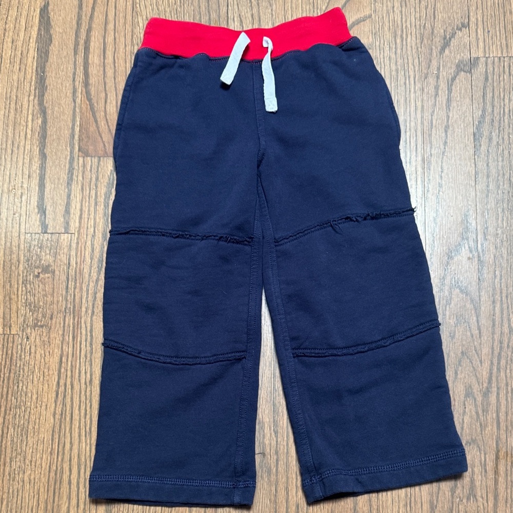 Hanna Andersson Navy Joggers with Red Waistband size 4, size 100 EUC, 4T